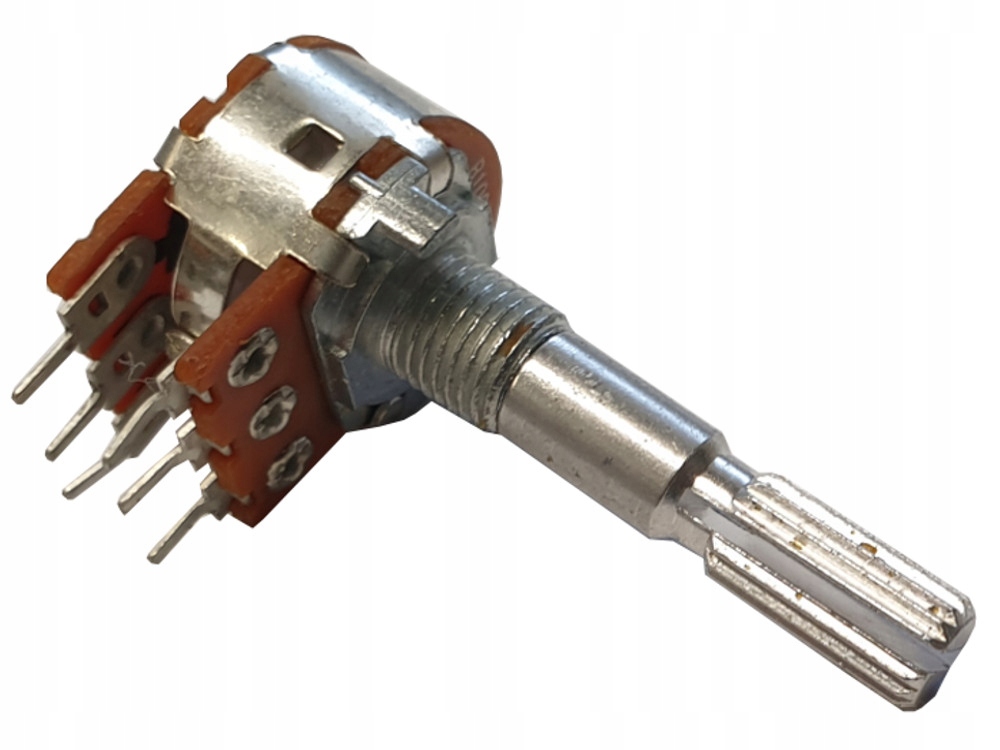

Nowy Potencjometr stereo 2x47k M+n Mn 2x50k Unitra