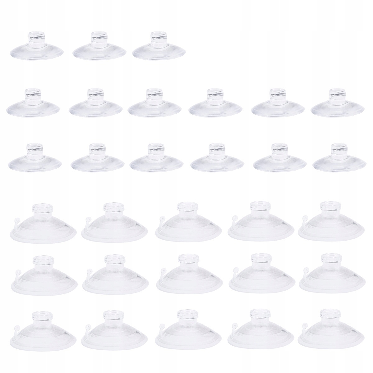 PRZYSSAKA BEZ HACZYKÓW SZKLANA PRZYSSAKI OKIENKO 30 SZT