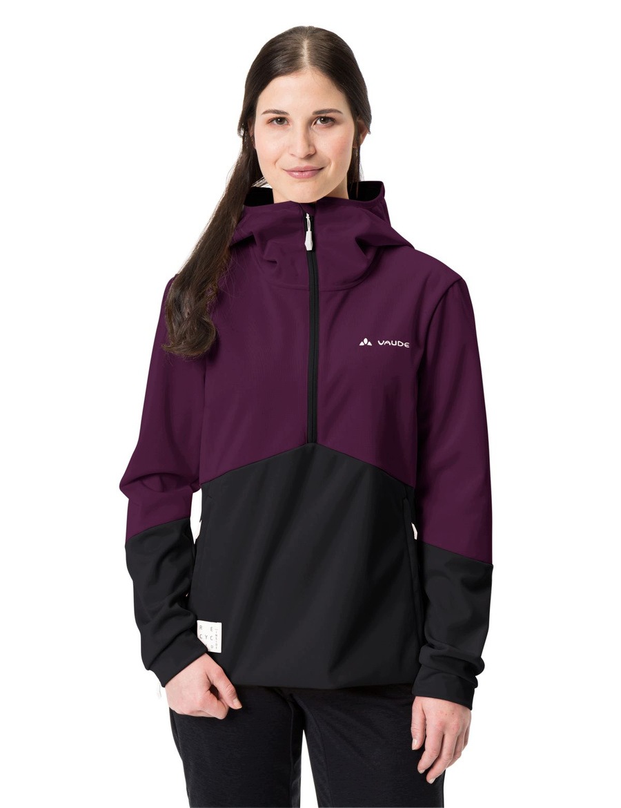 Kurtka softshell sportowa damska Vaude Tremalzo fioletowa 40