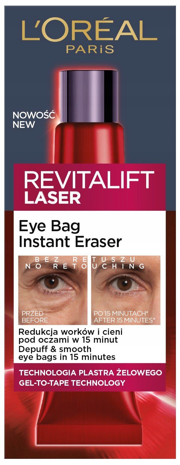 Lor Dermo Revitalift Laser Kr.p/oči Oční Bag 15 M