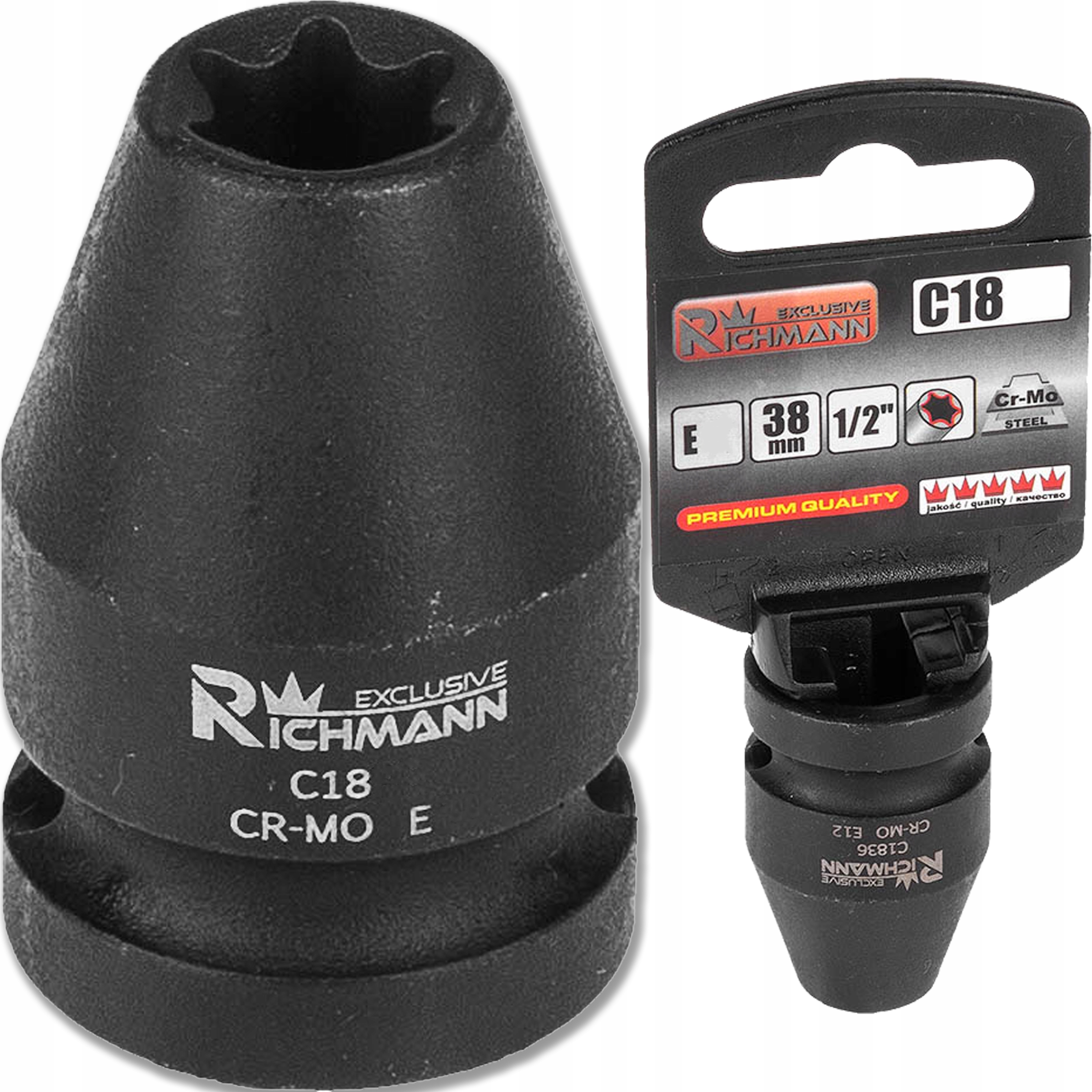 

Richmann Nasadka Udarowa Torx 1/2'' E18 Cr-mo