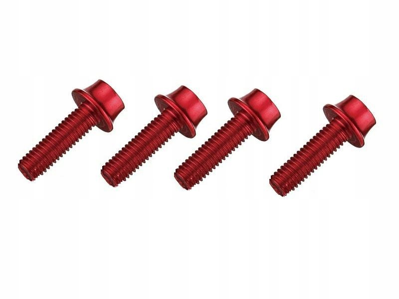 

Śrubki Token Alu 4szt M5x16mm czerwone