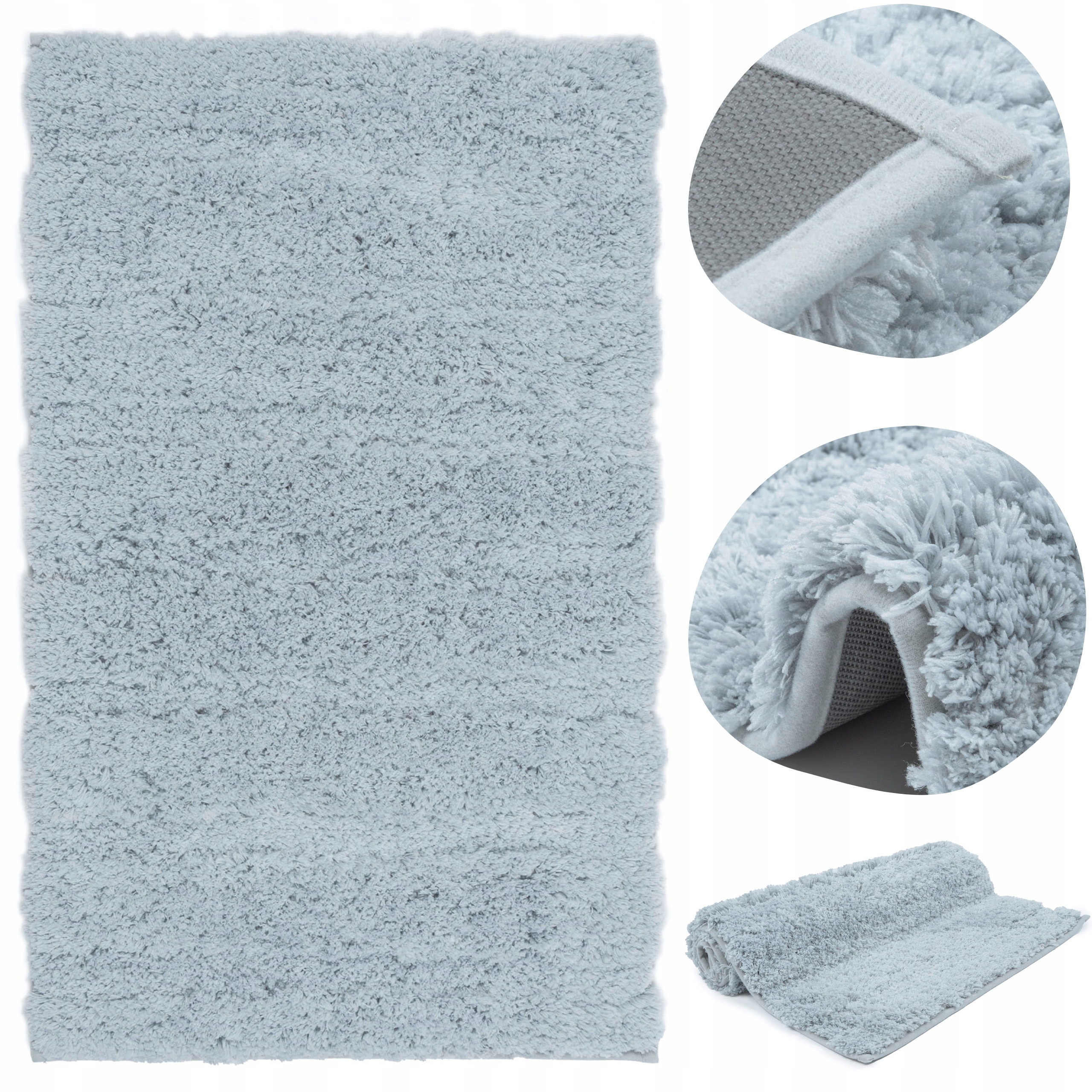 Podložka koupelnová protiskluzová shaggy silná měkká savá 60x110