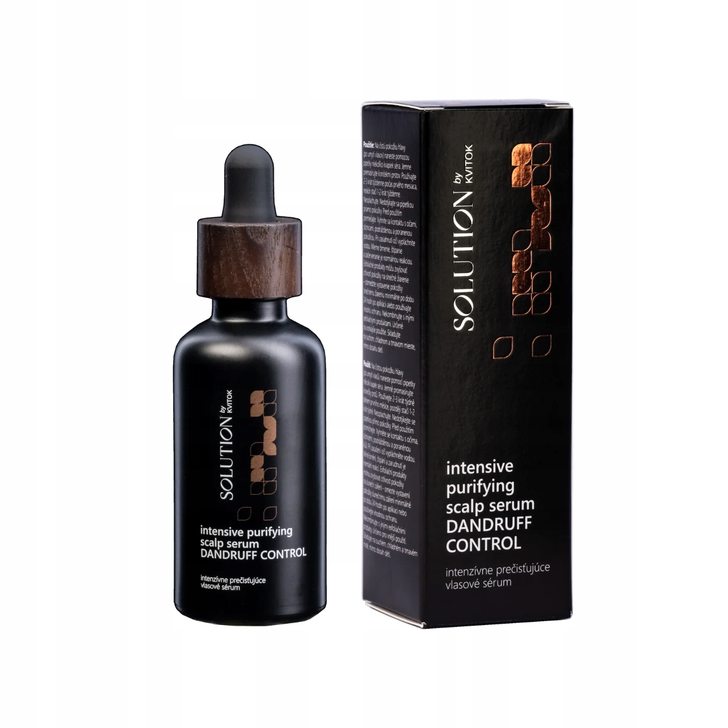 Kvitok Solution Intenzivní pročišťující vlasové sérum Dandruff Control (50