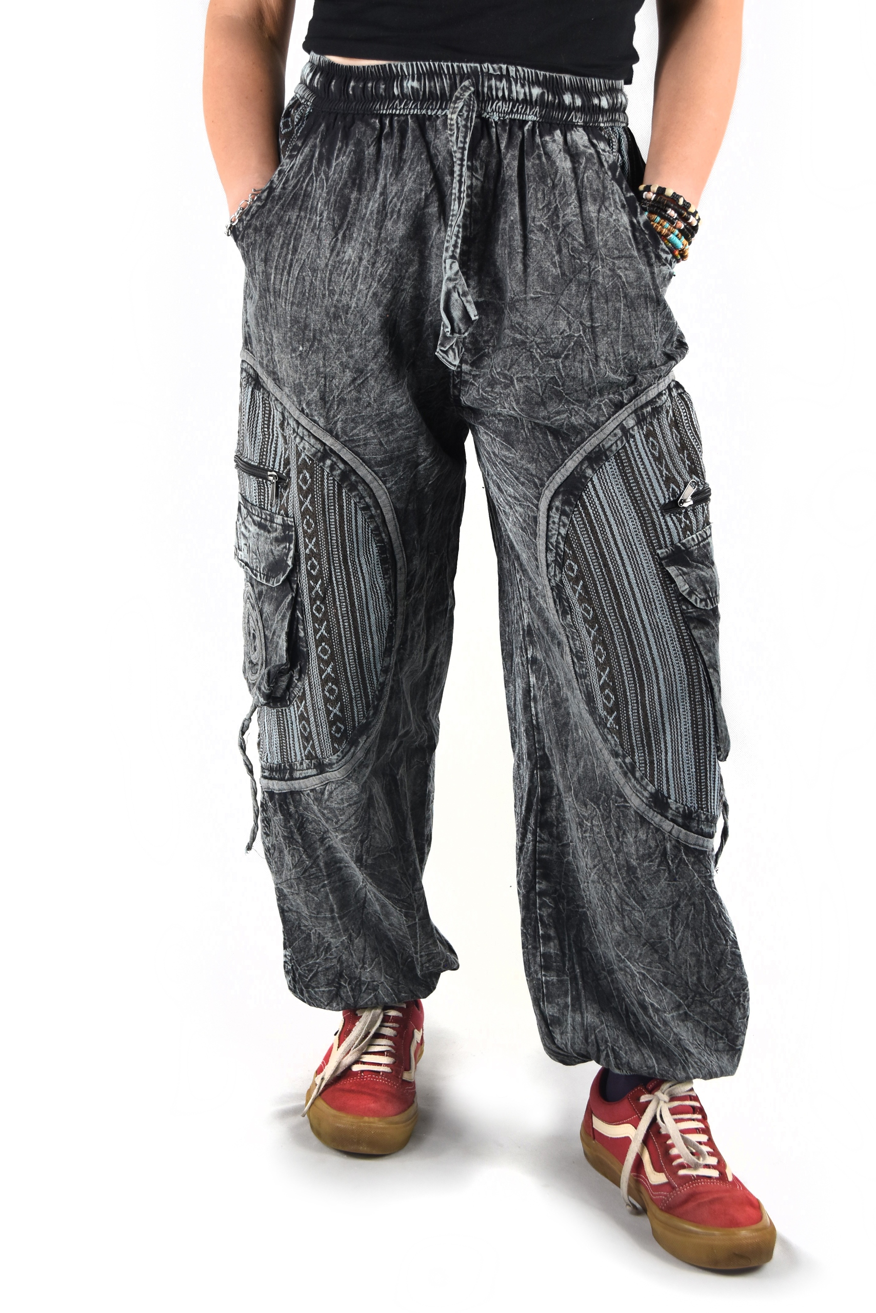 Bavlněné boho unisex kalhoty z Nepálu