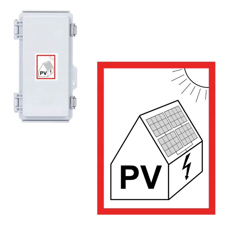

Tablica 74x105 mm Znak Instalacja Fotowoltaiczna