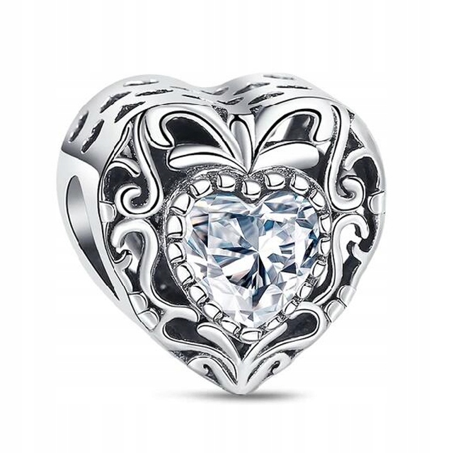 Stříbrný přívěsek Ag 925 srdce s zirkonem IM0870623CH