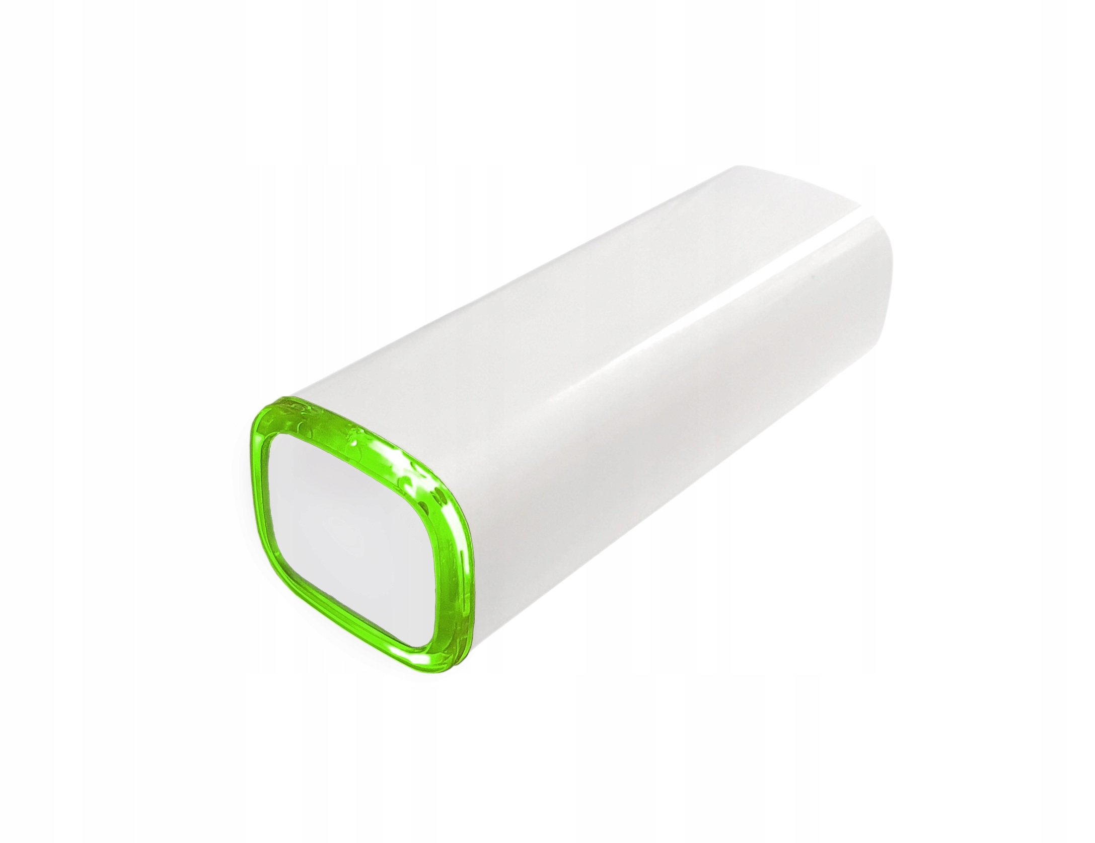 

Powerbank 2200mAh biały ramka zielona (jasna)