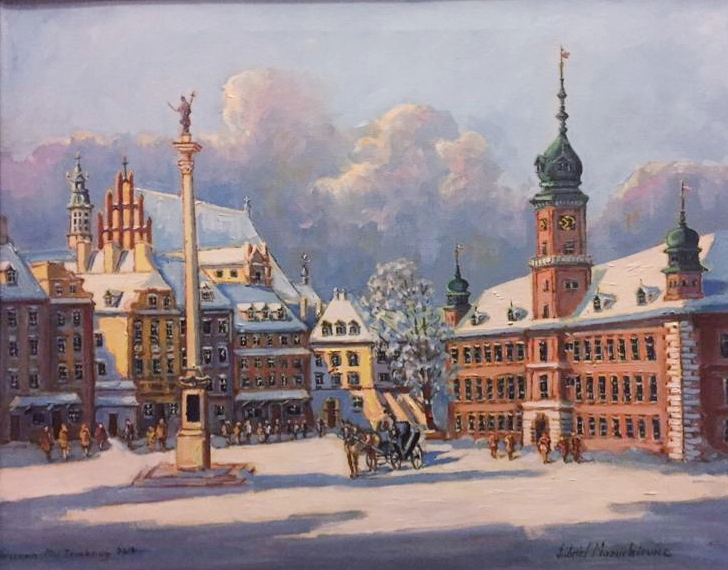 Plac Zamkowy, Warszawa, Zima / Lato