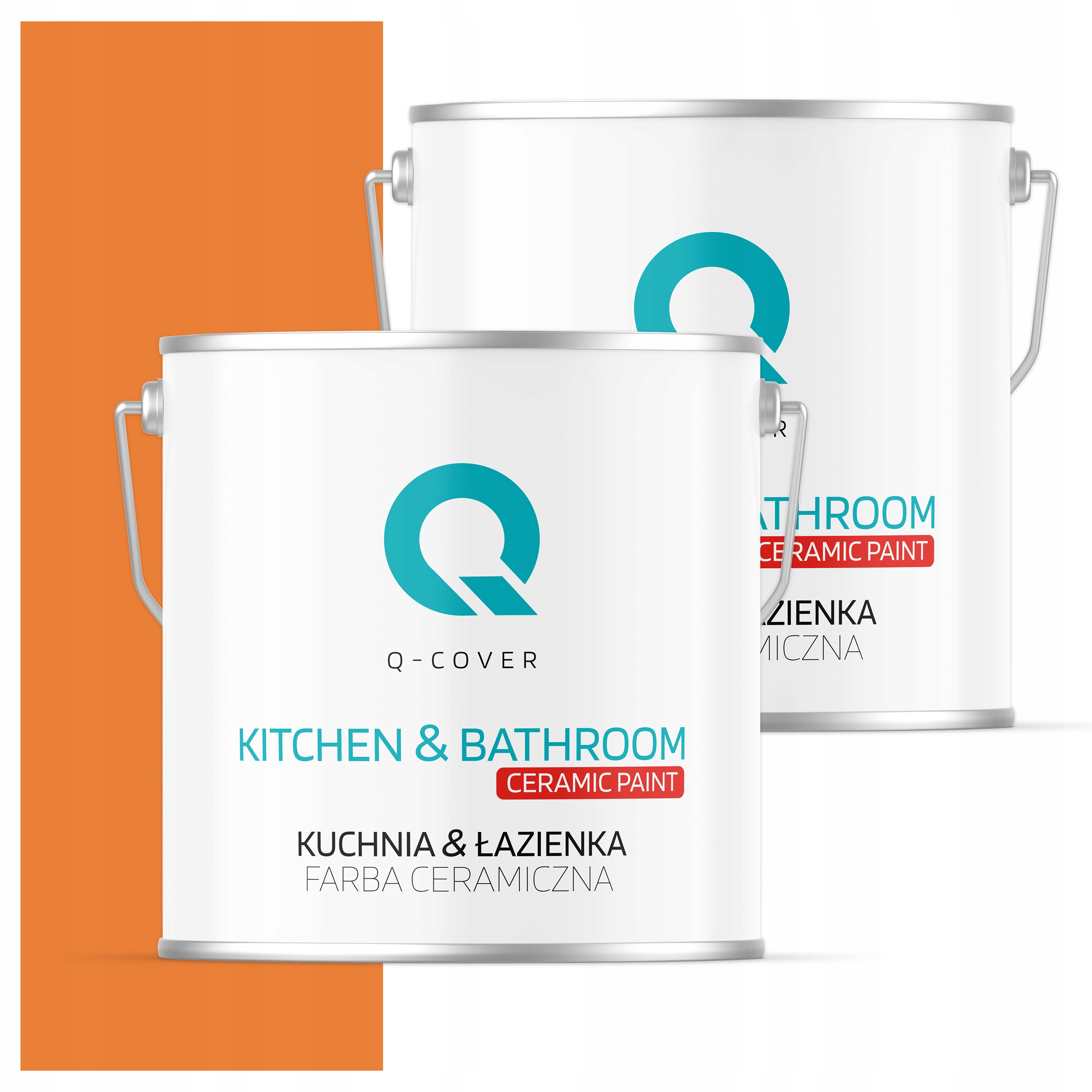 Umývateľná farba do kuchyne a kúpeľne 5L Hlboká oranžová intenzívna matná
