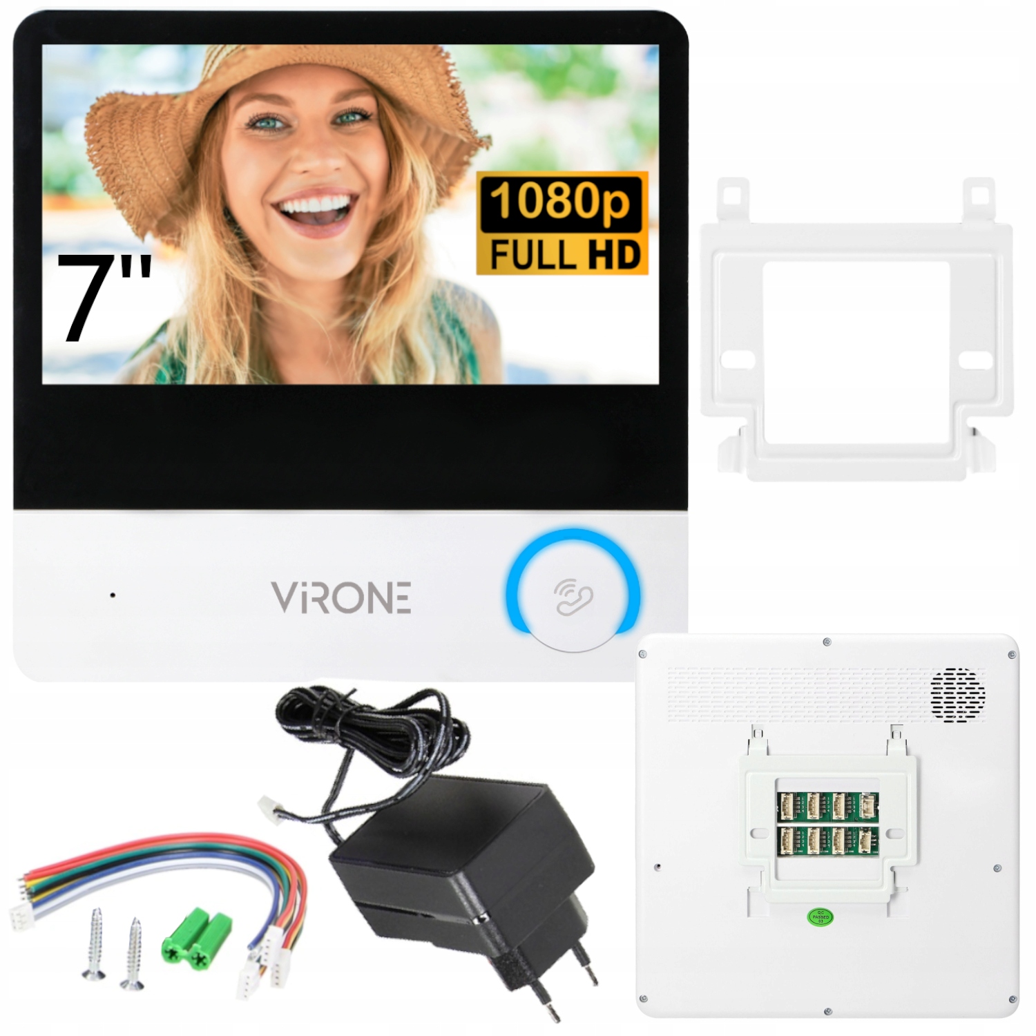 Wideo Monitor do Rozbudowy Wideodomofonu Virone VDP-60FHD Ceti Full Hd 7"