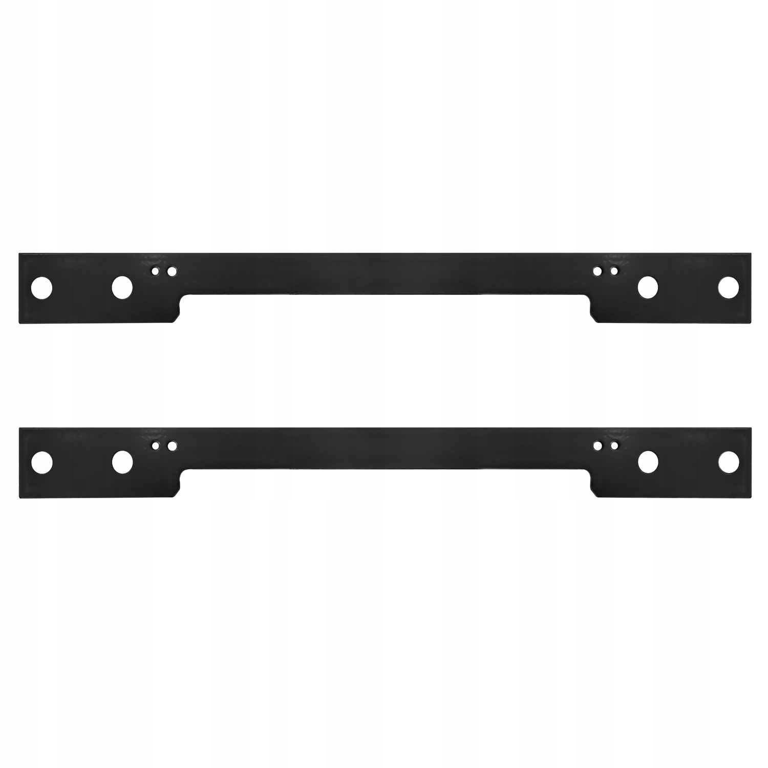 montážne plechy koľajnice Assa Abloy AC632 čierne Ral 9004
