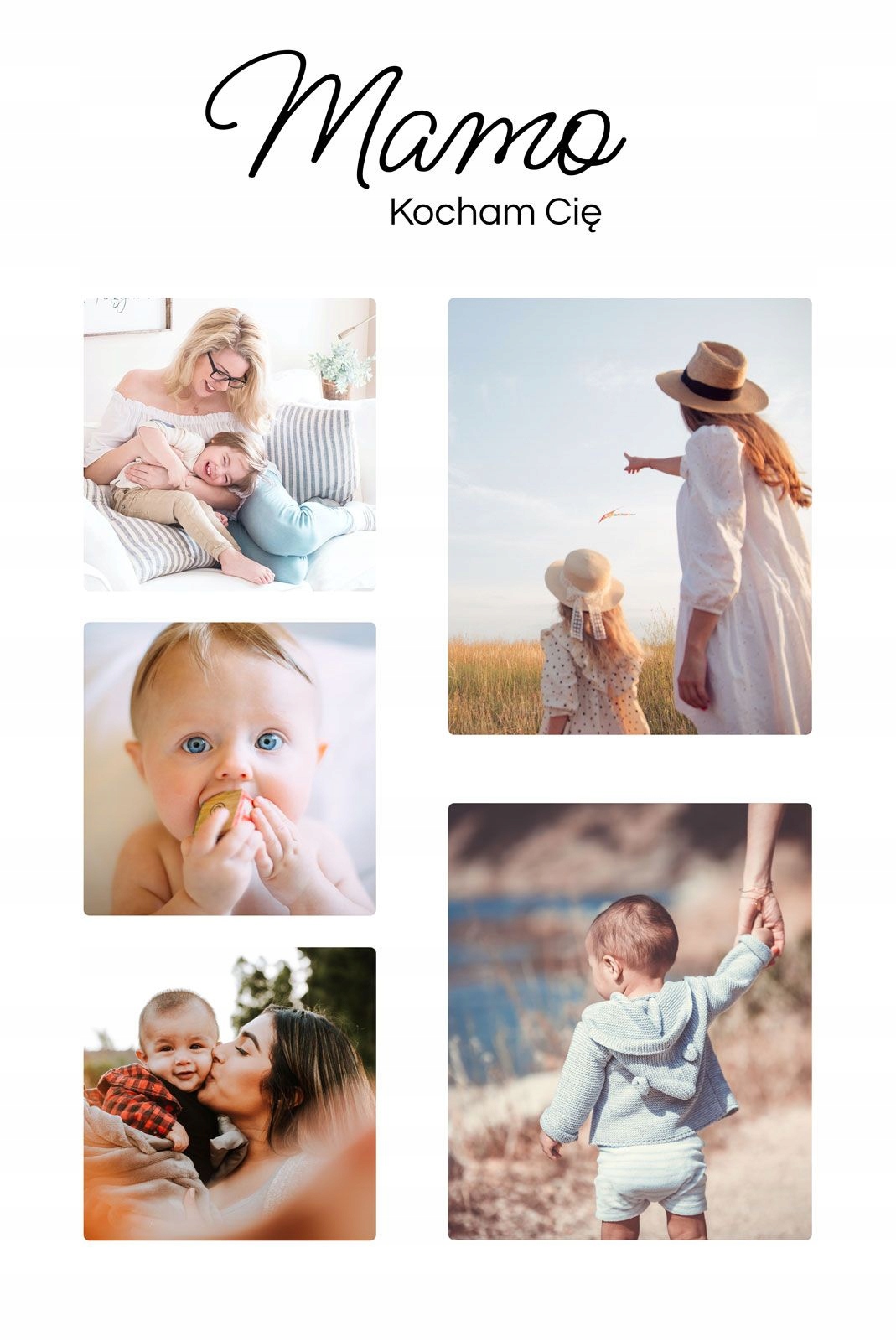 

Plakat ze zdjęciami na Dzień Mamy 30x45 cm