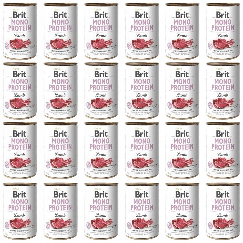 Brit Mono Protein Lamb 24 x 400g puszka Jagnięcina