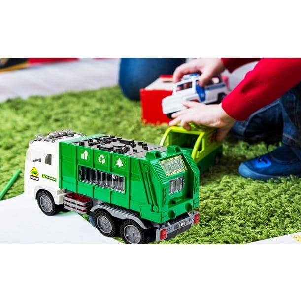 AUTO ŚMIECIARKA CIĘŻARÓWKA ŚWIATŁO DŹWIĘK 25 CM Model BA6489