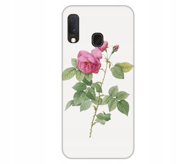 

Etui pokrowiec do Samsung Galaxy A20e Kwiat rózowy