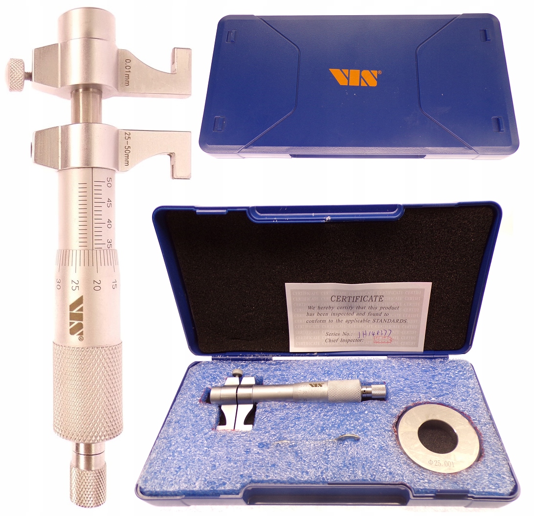 МІКРОМЕТР ВНУТРІШНІЙ МІКРОМЕТР ДЛЯ ОТВОРІВ 25-50