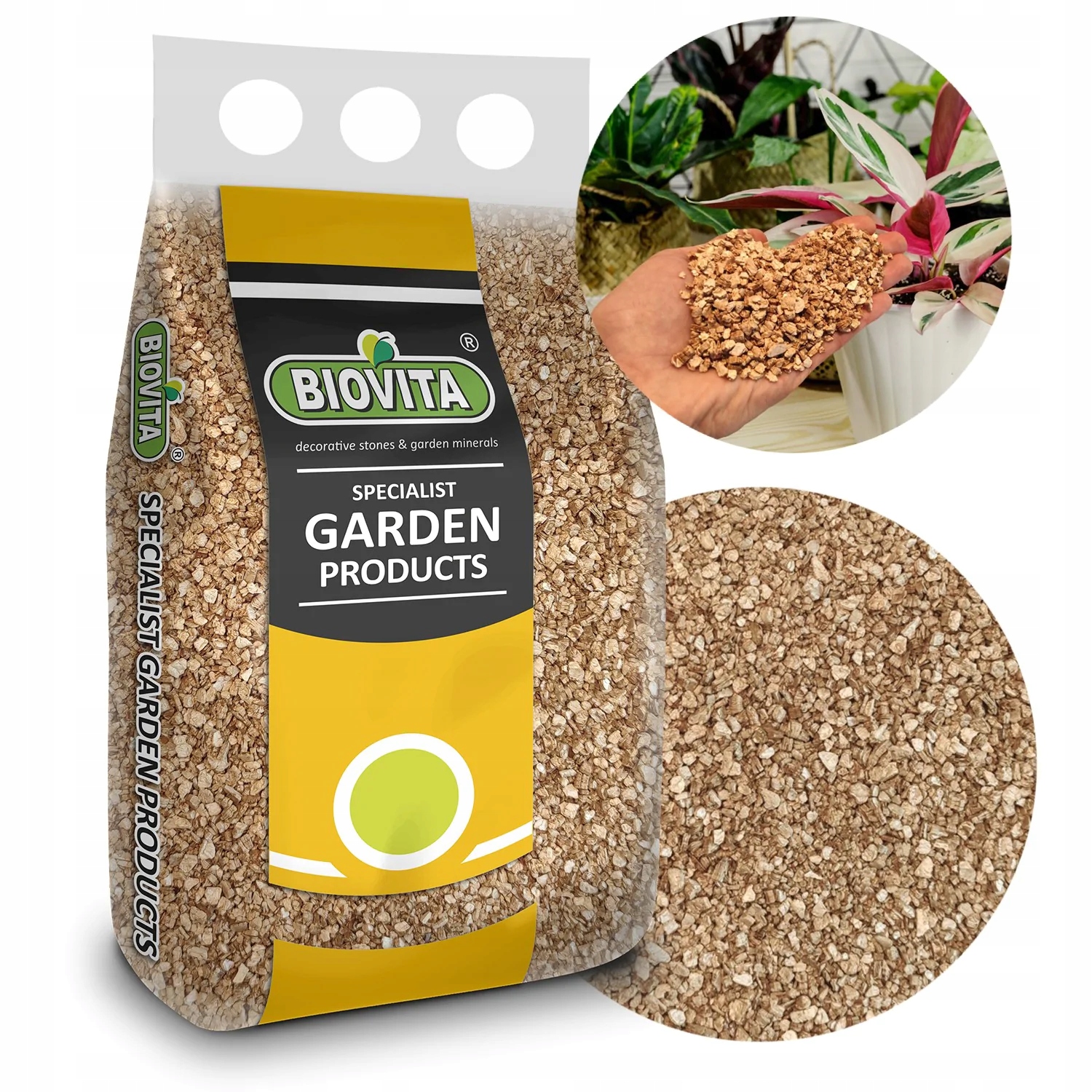 

Biovita Wermikulit ogrodniczy 1-5mm 5l Naturalny