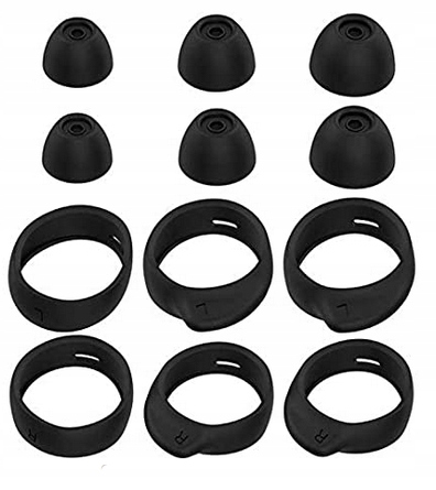 

Nakładki Gumki Samsung Galaxy Buds czarne 12 black