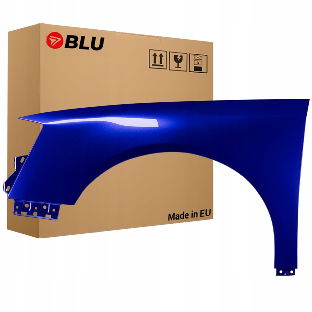 Blu Blatník Vw Passat B6 LC5E levý modrý 05-10 přední pozink CobaltBlau