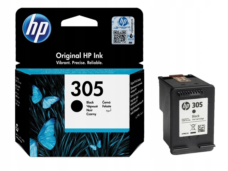 

Tusz Hp 305 Czarny 3YM61AE Nowy
