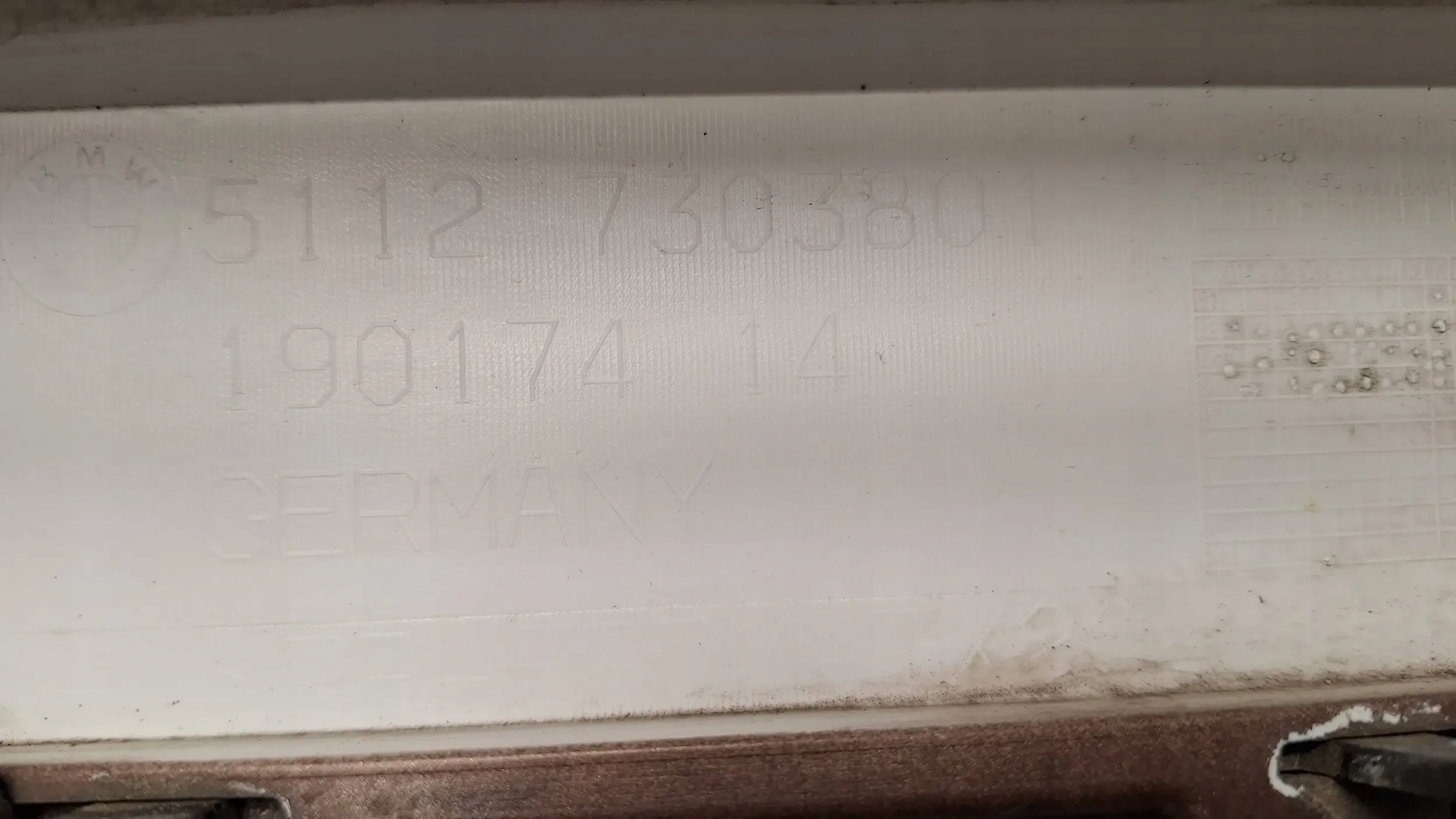 STOSSSTANGE HECK 51127303801 BMW X1 E84 09