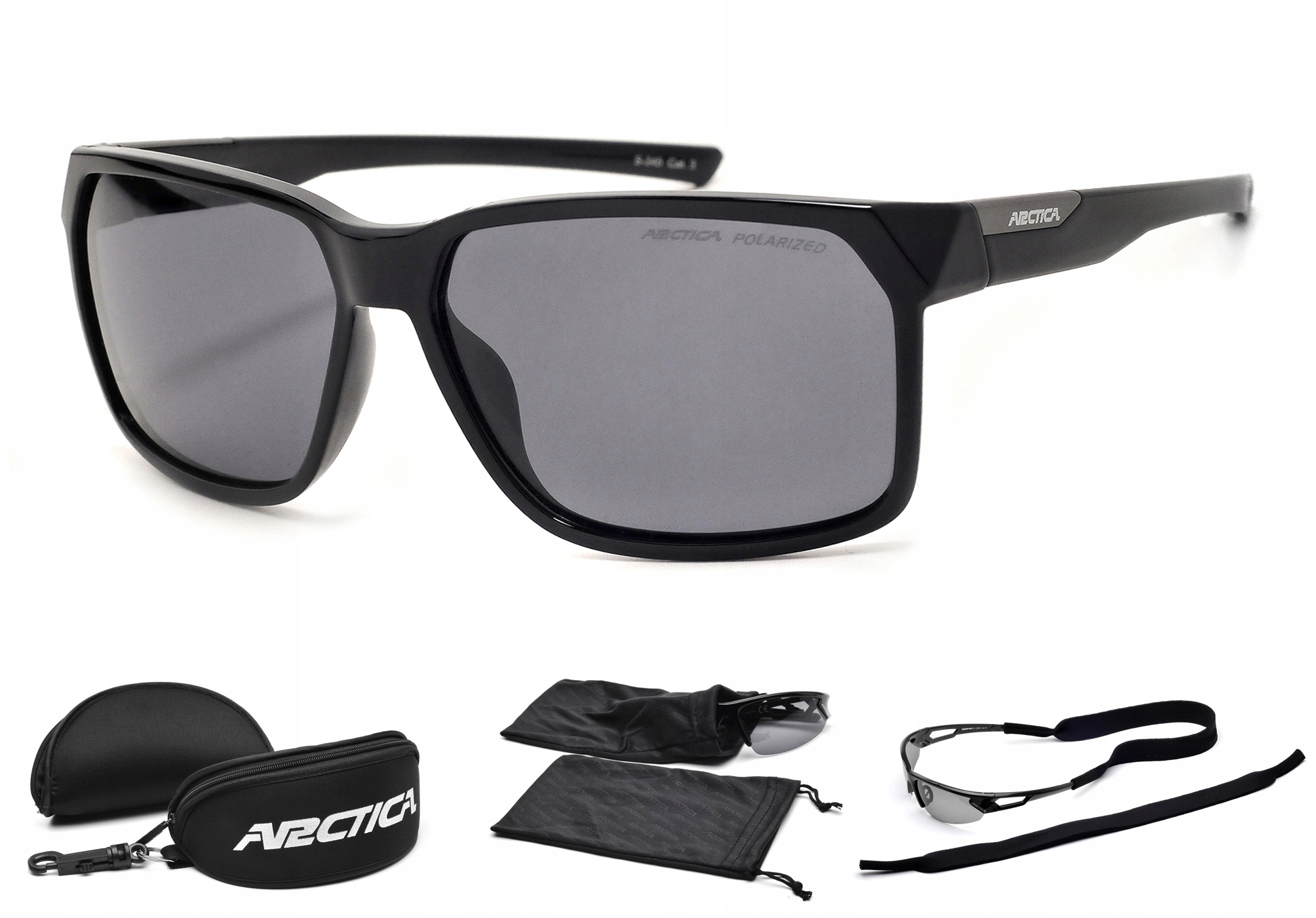 Okulary Polaryzacyjne Męskie Arctica S-345 Przeciwsłoneczne UV400 Miejskie