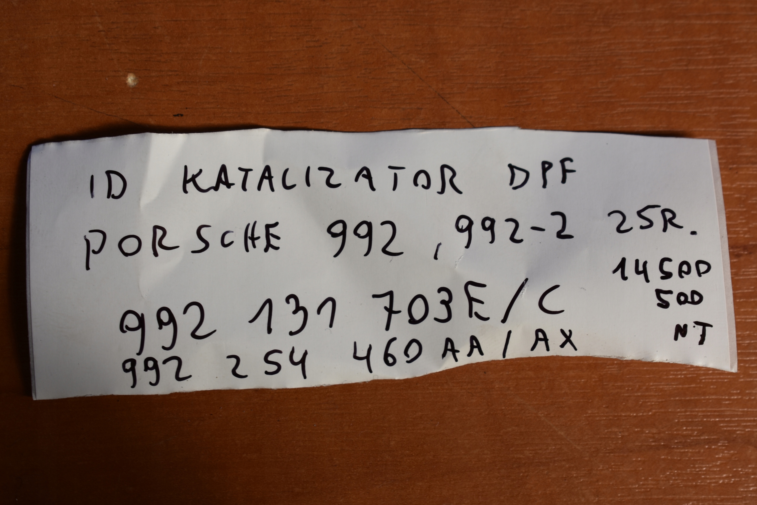 IDEALNY catalyst DPF PORSCHE 992 , 992-2 2025R. 1
