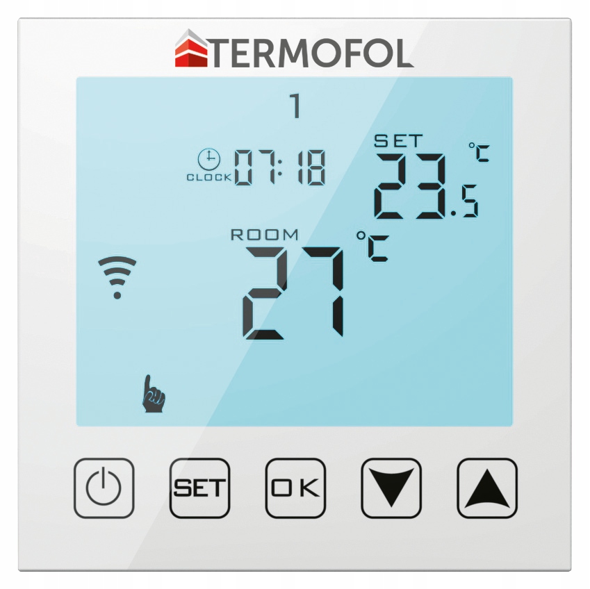 

Termostat Do Ogrzewania Podłogowego Tf-wifi Biały