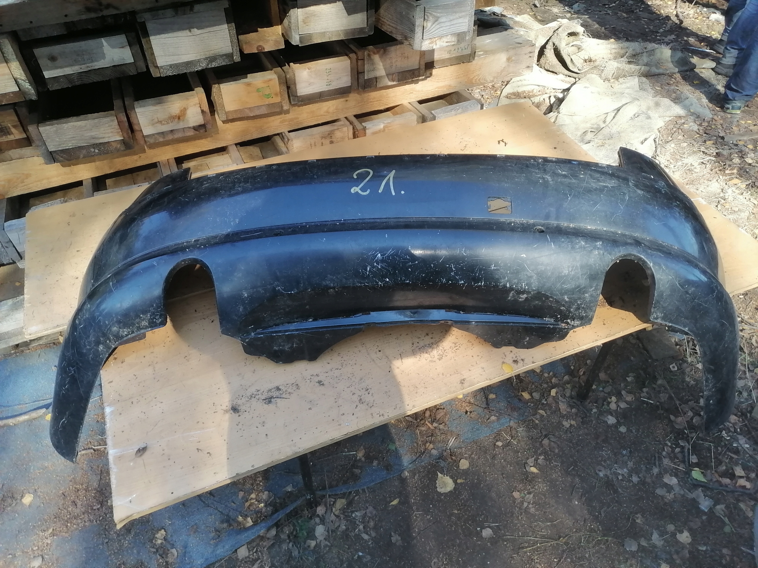 Stoßstange heck AUDI A8 D3 PDC 4E0807511A