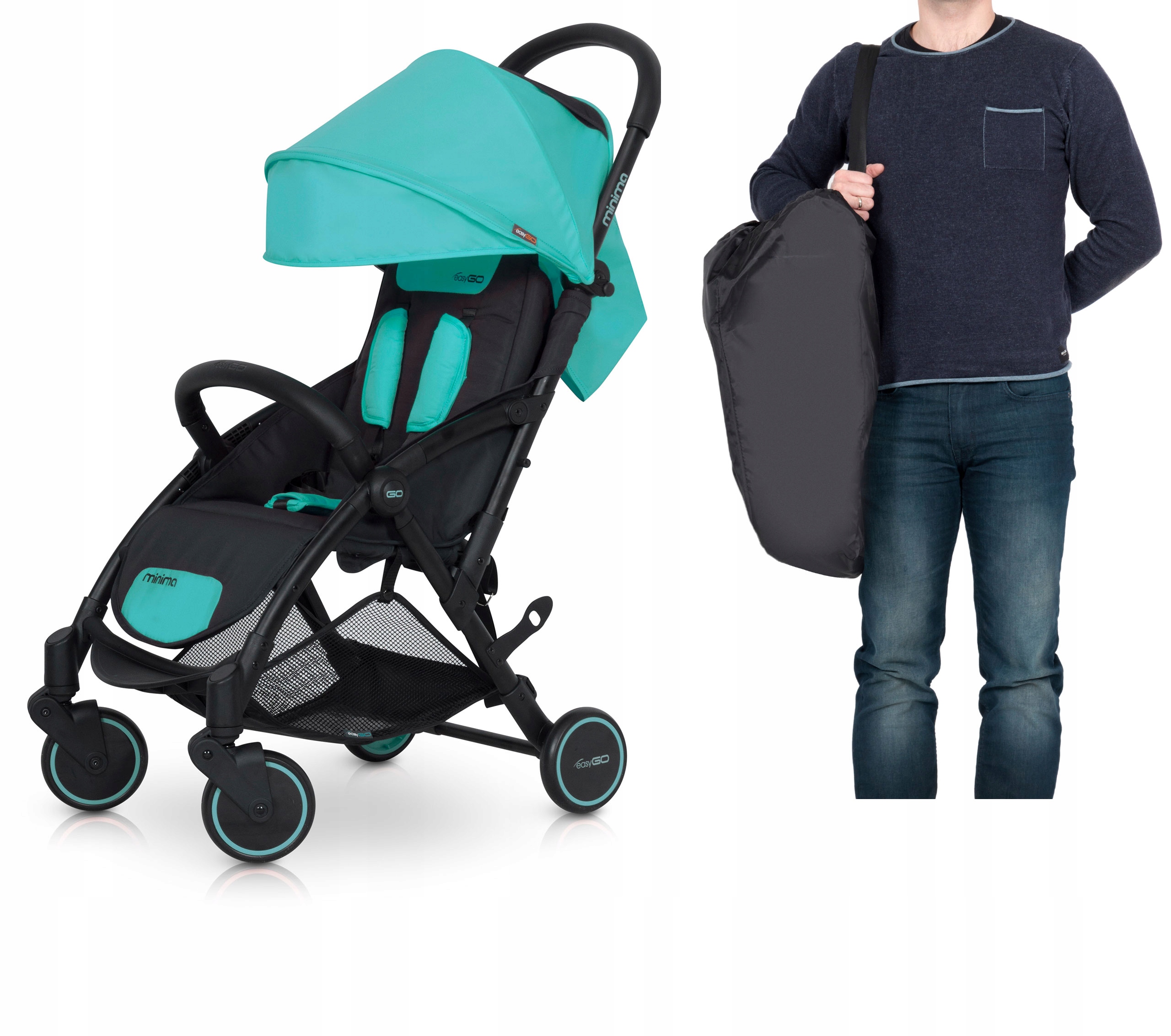 

Wózek spacerowy spacerówka Minima Easy Go 6 Kg