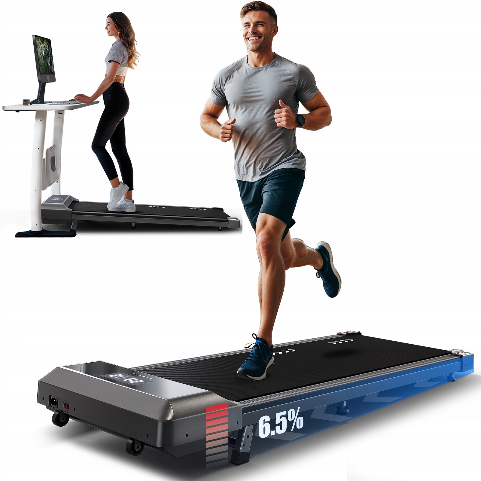 Juicease Fw-onepro Elektrický Chodící Pás s Led Displejem do 6 km/h 100 kg