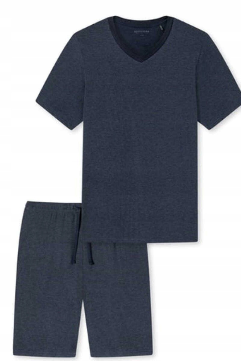 Pánské pyžamo Tencel s krátkým rukávem 178115 Schiesser 3XL