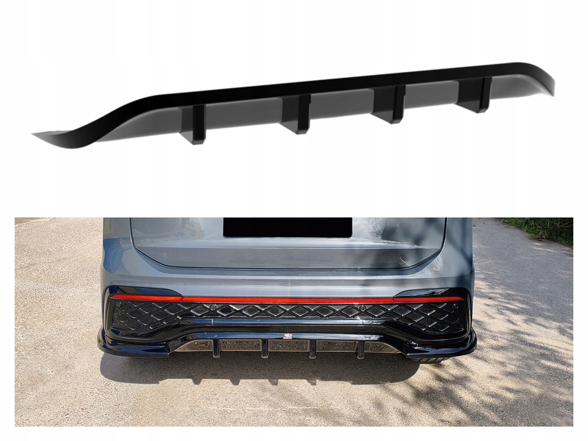 Kryt zadního nárazníku difuzér pro Vw Volkswagen Tiguan III 2024-