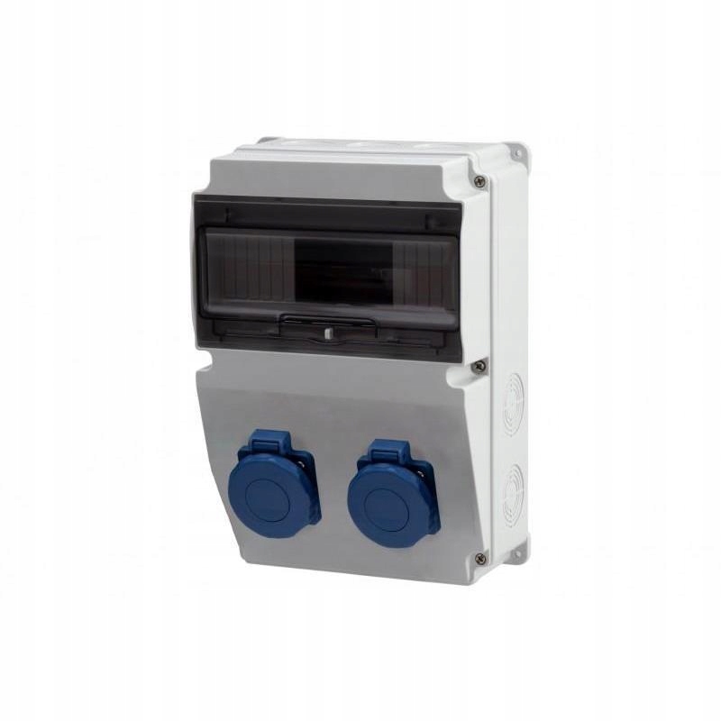 Rozvaděč Lago IP65 10M – zásuvky 2x230V