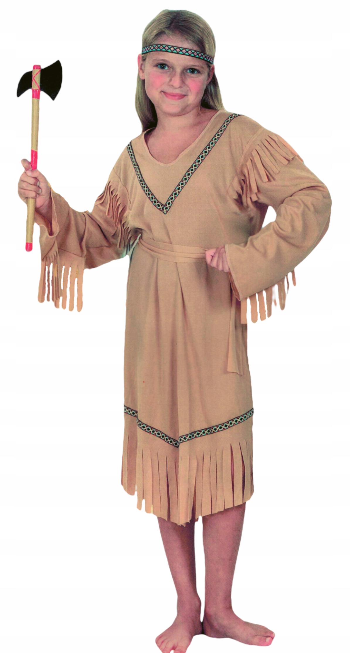Strój dziecięcy Waleczna Indianka rozmiar M na wzrost 120-130cm