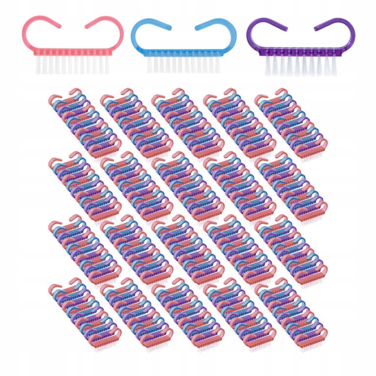 200 x Kartáček Na Manikúru Pro Odstraňování Prachu Na Nehty Měkký Kartáč