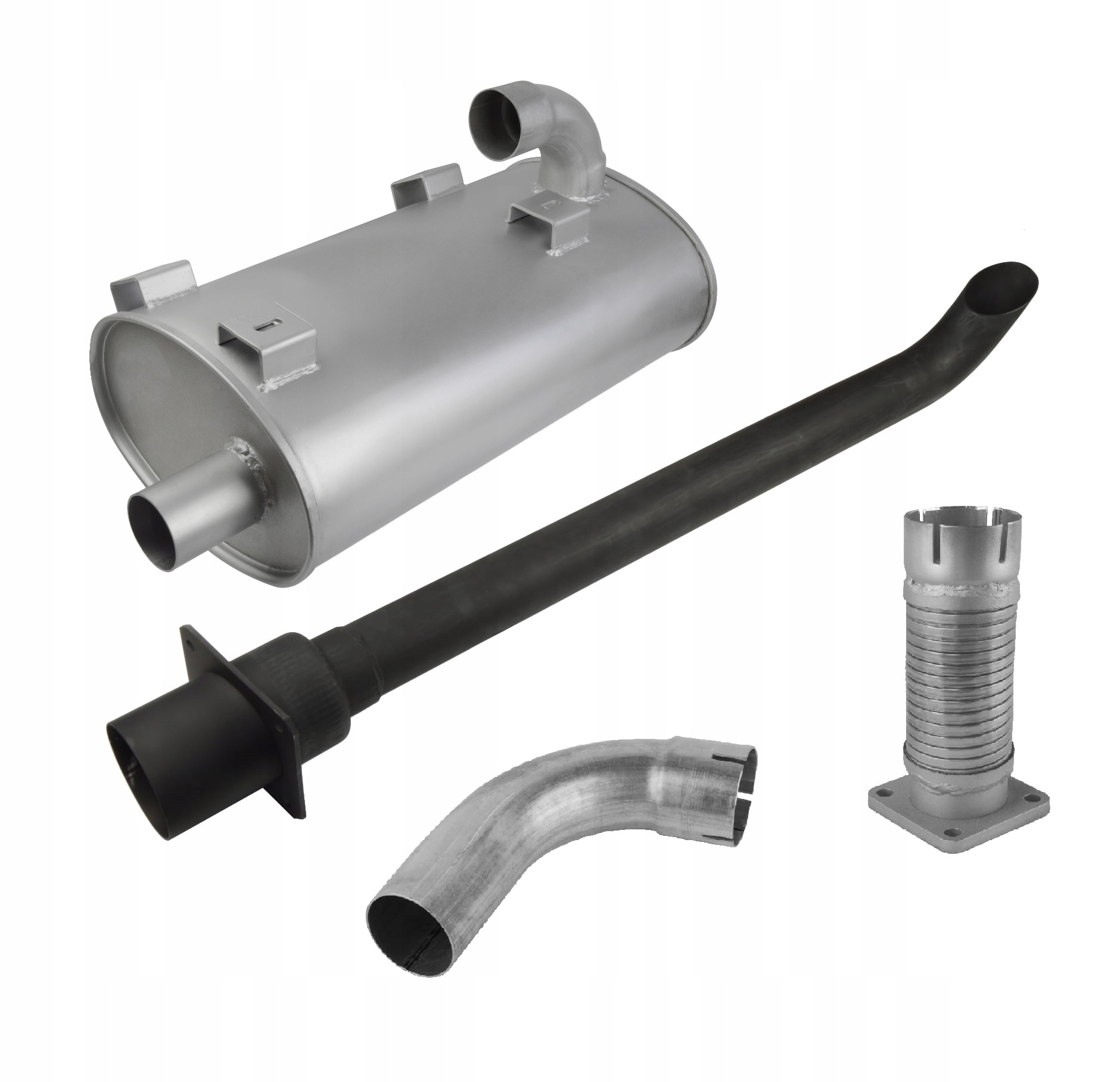 TŁUMIK KOMIN ŁĄCZNIKI VOLVO BL ZESTAW