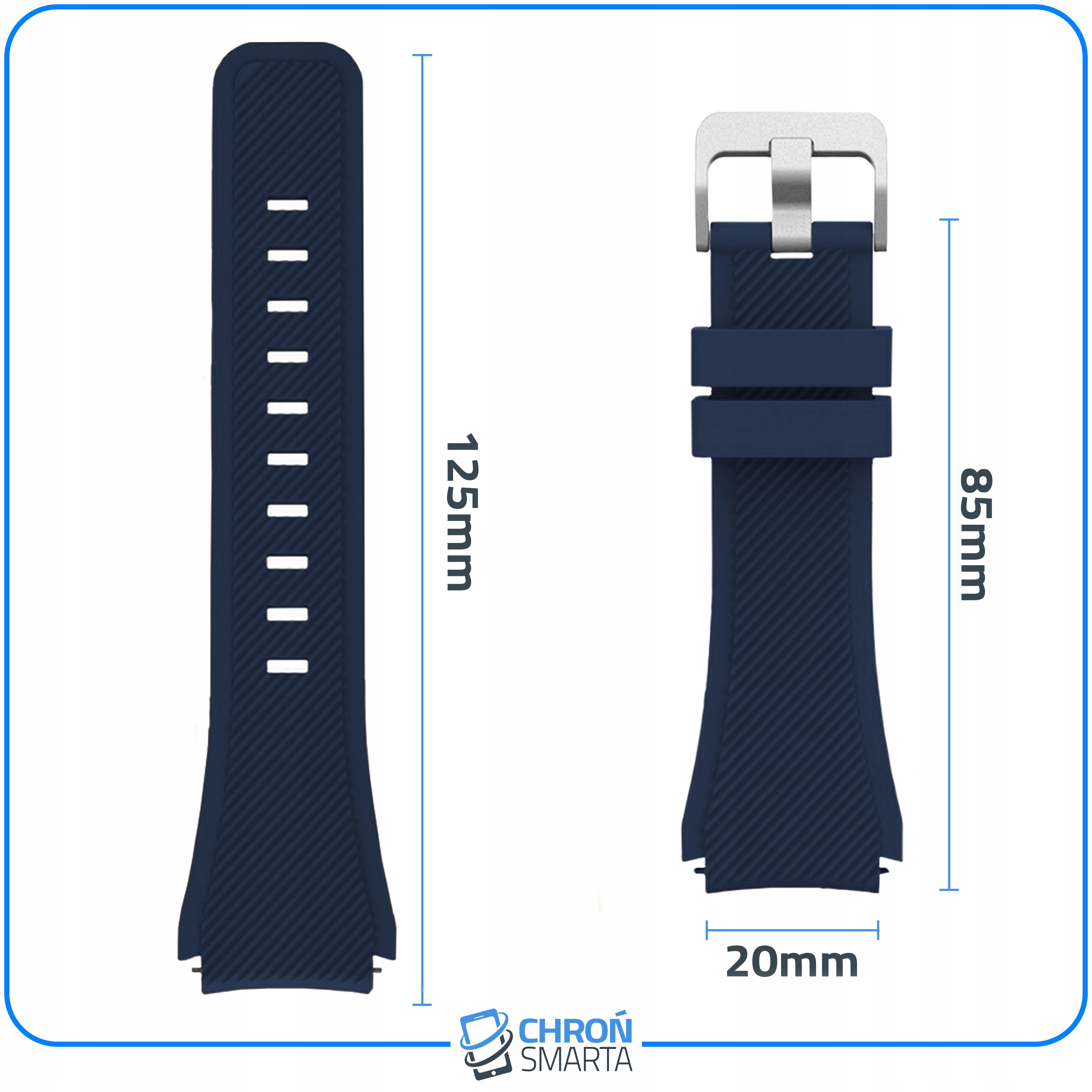 Pasek do Samsung Galaxy Watch 4 5 6 Pro active lte classic 2 3 opaska Materiał silikon