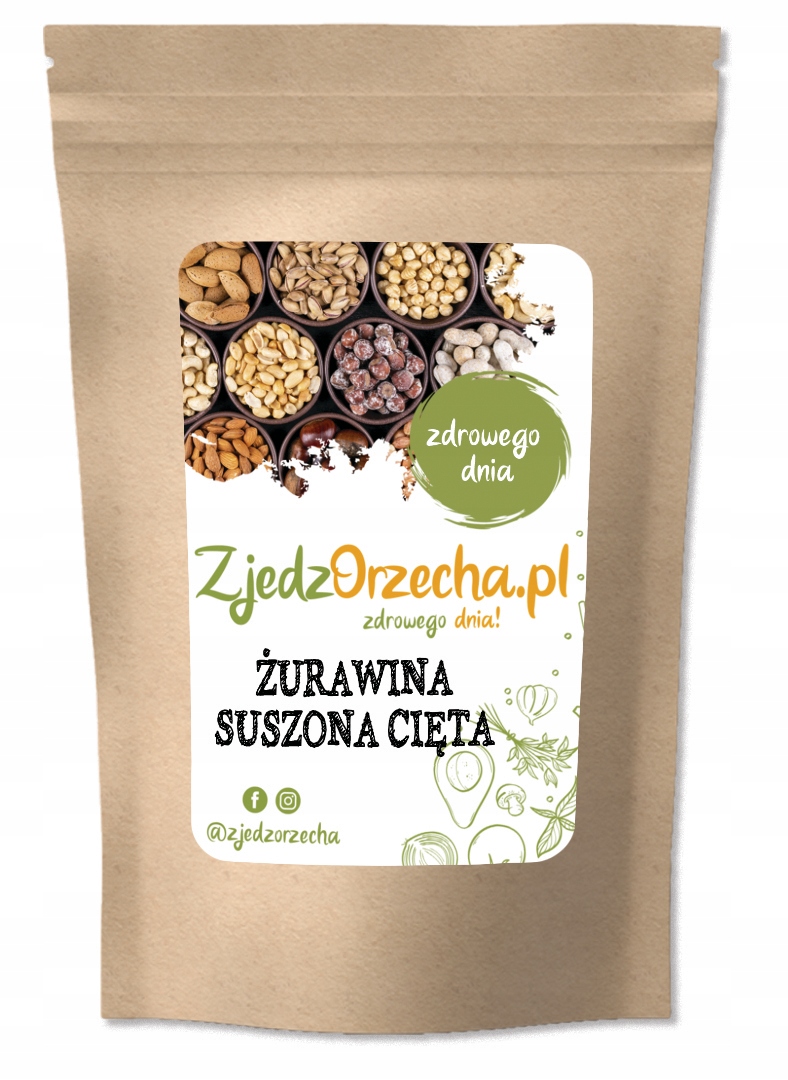 Brusinky Sušené Půlené 5 kg recept