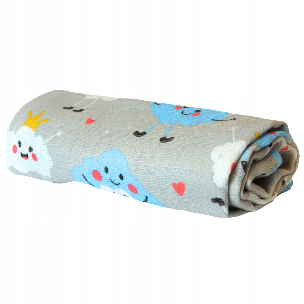 

Kolorowe pieluchy pieluchy tetrowe 65x80 szara