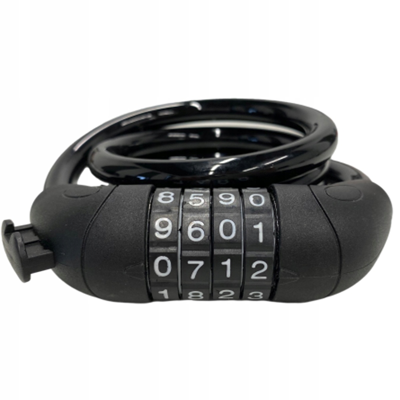 ZAPIĘCIE ROWEROWE BLOKADA 4 SZYFROWA 120cm LINKA Rodzaj linka