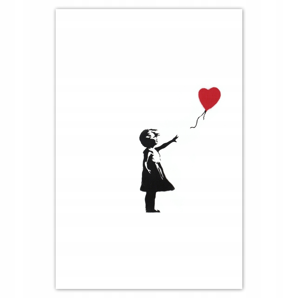 

Plakaty 62x93 Dziewczyna Balonik Banksy