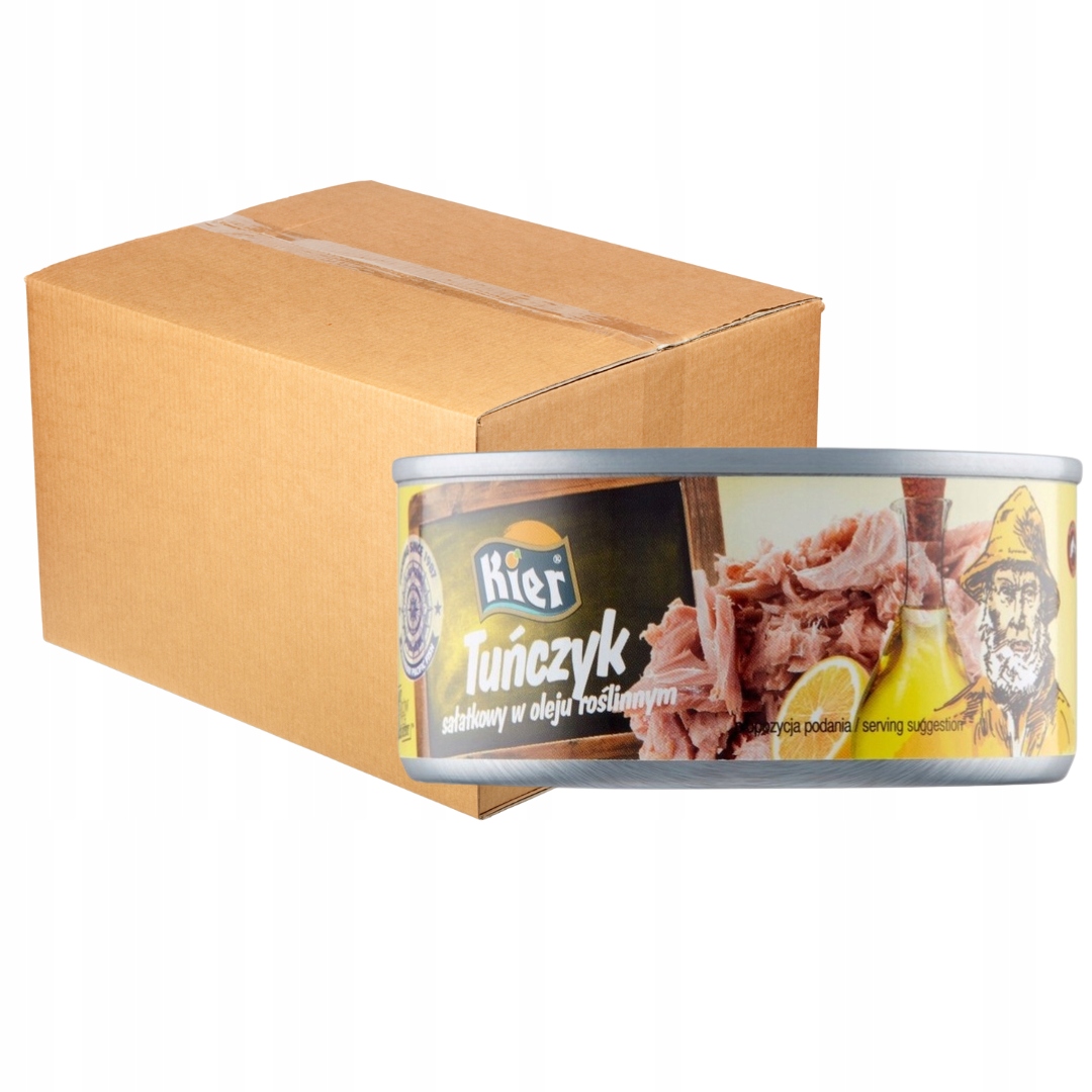 Levně Tuňákový salát Kier v rostlinném oleji 170 g x 48 kusů