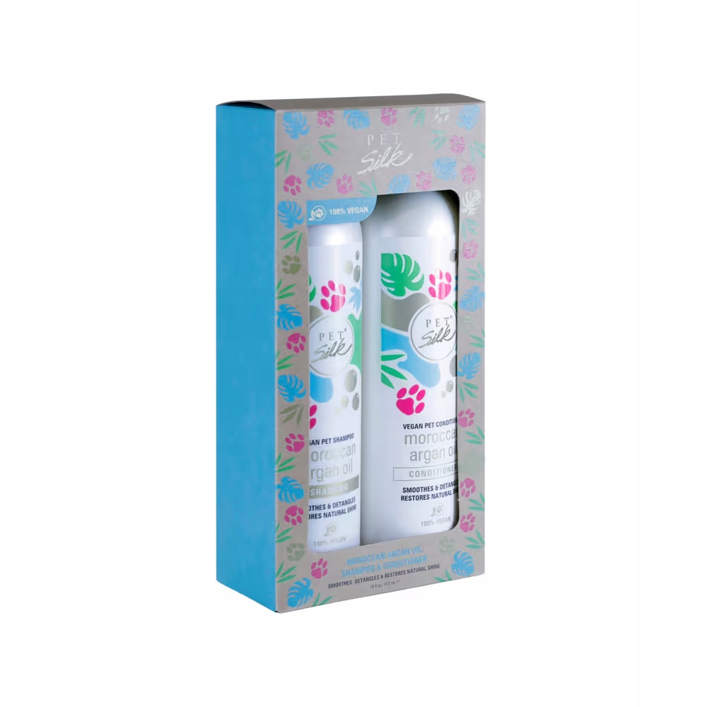 Levně Veganský set Pet Silk Koncentrát 1:16 Šampon kondicionér