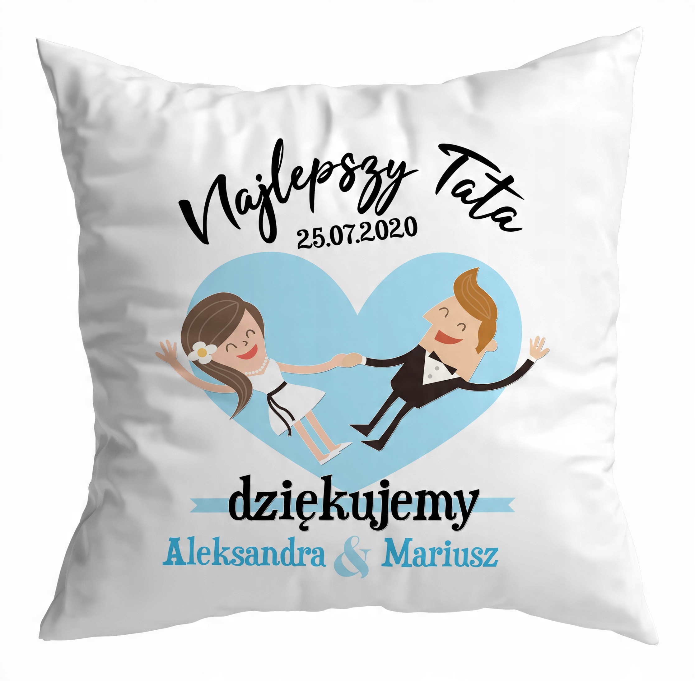 

Poduszka prezent podziękowania dla Rodziców Ślub