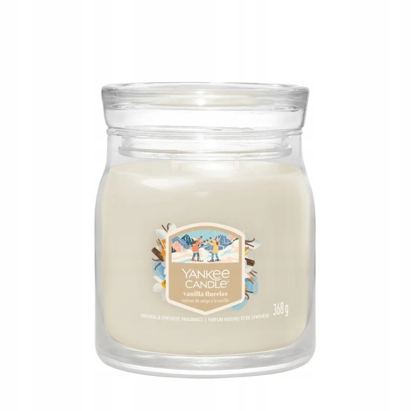 Yankee Candle Signature střední svíčka Vanilla Flurries