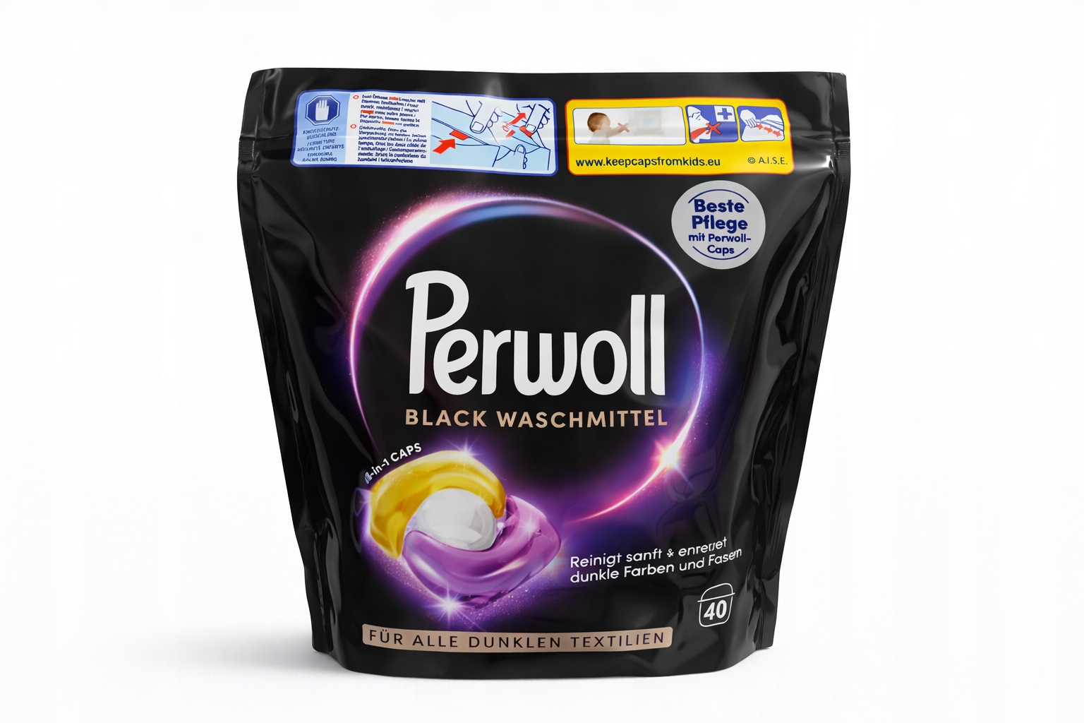 2x Perwoll Black Kapsułki Do Prania Czarnych Tkanin 40 Sztuk Niemiecki