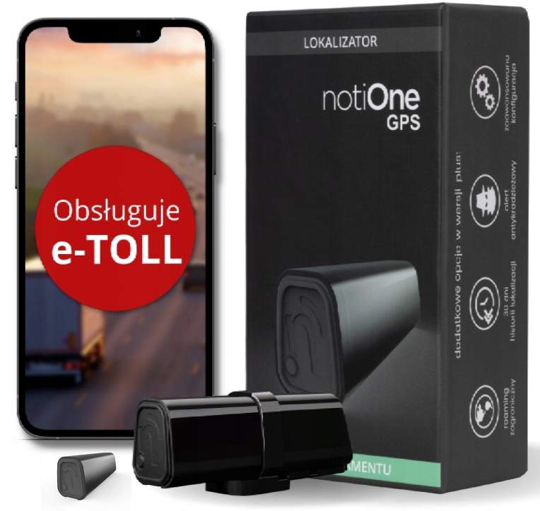 Lokalizátor notiOne Gps verze Plus e-TOLL