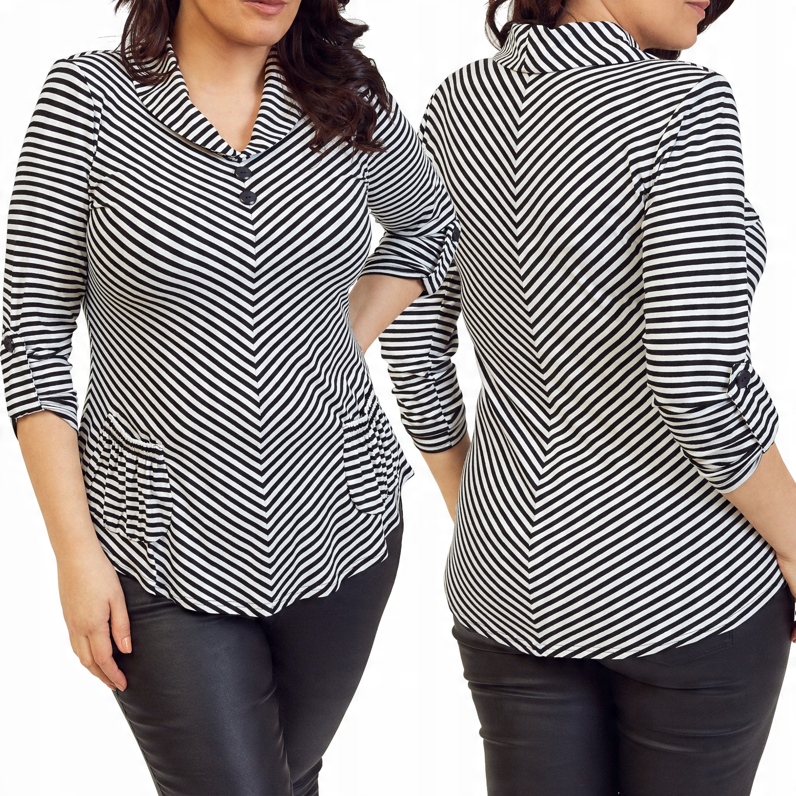 

Tunika Damska Duze Rozmiary Plus Size Elegancka